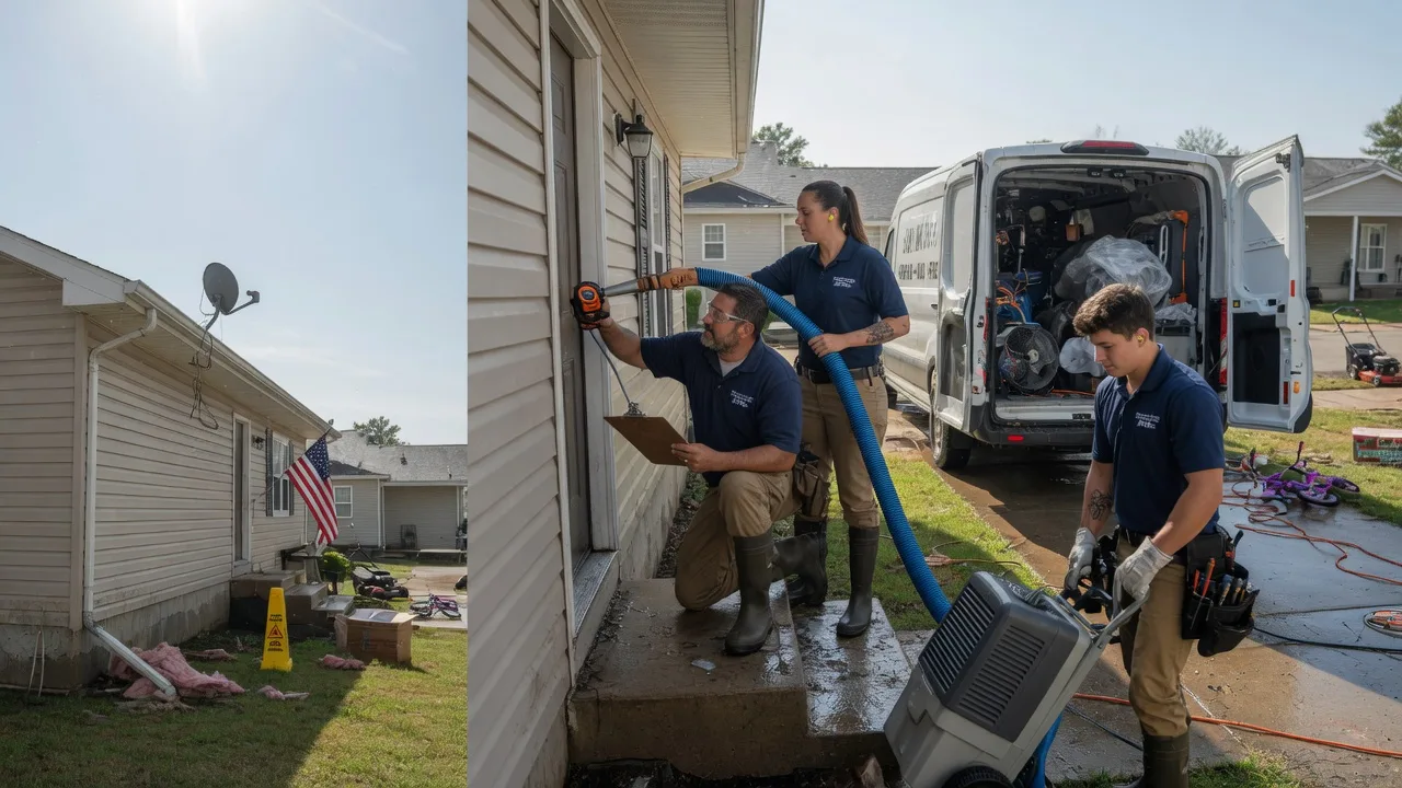 Ceiling Water Damage Restoration in Lawton, MI near me